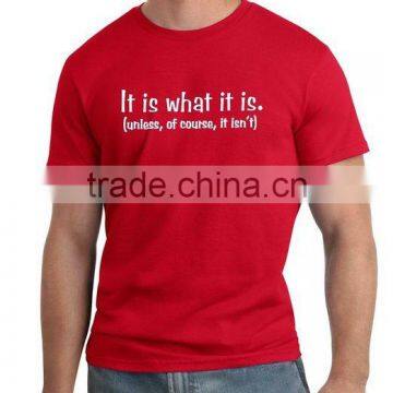 China Manufacture 160gsm 100% Ring Spun Cotton Custom T Shirt Printing photo-5