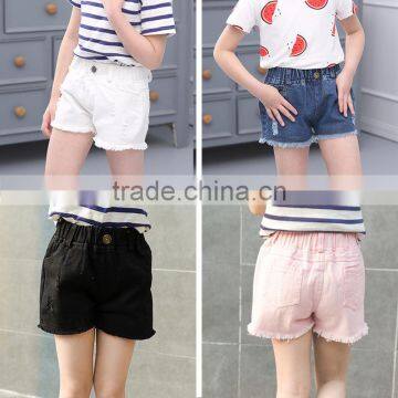 S16641A Summer New Children Shorts Kid Denim Shorts photo-3