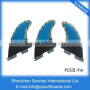 FCS II G5 Fins Orange Honeycomb Fiber Fin FCS 2 Fins in Surfing photo-3