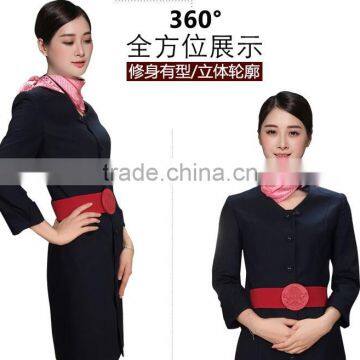 Custom Nice and Chantilly Stewardess Flight Attendant Airline Dress Design Wholesaele photo-6