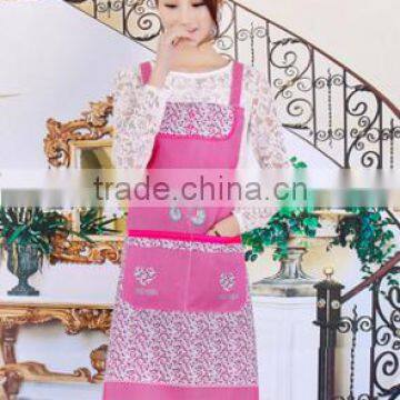 Factory Direct Double Thick Waterproof Coat and Anti-oil Kitchen Princess Apron Custom Gift Advertising photo-5