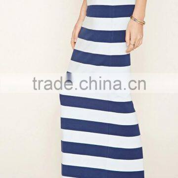 2017 Guangzhou Shandao Summer Oem Service New Design Fashion Stripe Women Pictures of Long Skirts photo-2