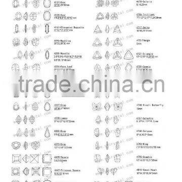 Teardrop Crystal Beads Crystal Fancy Stones for Dresses photo-6