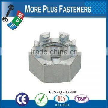 Made in Taiwan Fine Thread Stainless Steel Grizzly Claw Brass Fine Thread Zinc Castle Nut photo-5