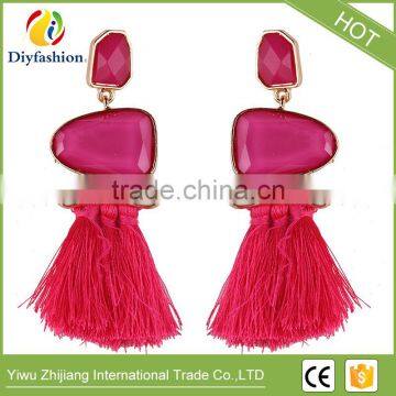 New Fringed Statement Earrings Tassel Multicolored Hot Fashion Drop Dangle Earrings Jewelry Women photo-2
