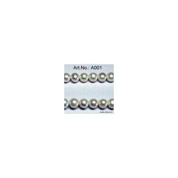 Sell Natural Round Pearl Strands