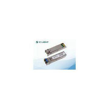 DDM / DOM SFP Optical Transceiver SMF For Gigabit Ethernet RoHS INMETRO