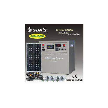 2015 New Products Solar Home System 50W 80W 100W With Solar Fans