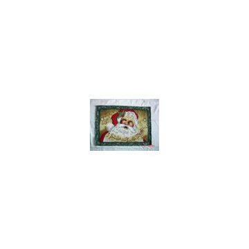 christmas place mat, tapestry table mat