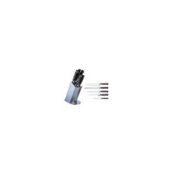 kitchen knife 5sets with block