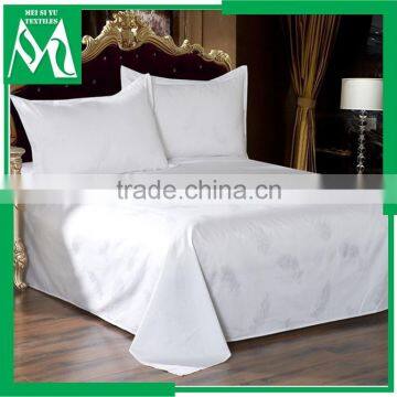 Hospital bed sheet in cotton white plain