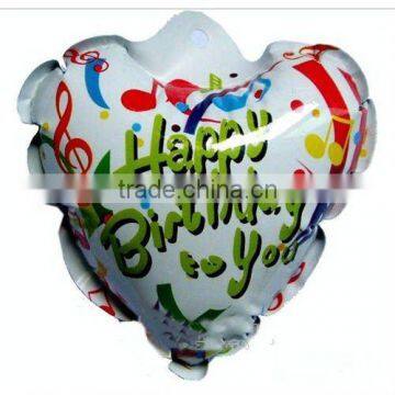 happy birthday printed foil balloon