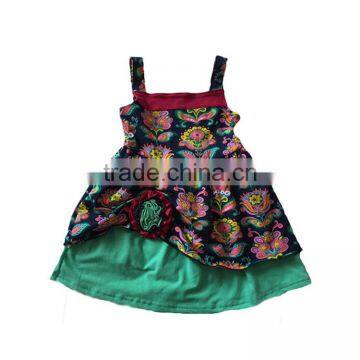 dress baby fashion clothes online floral print new style modern girls dresses outlook dress