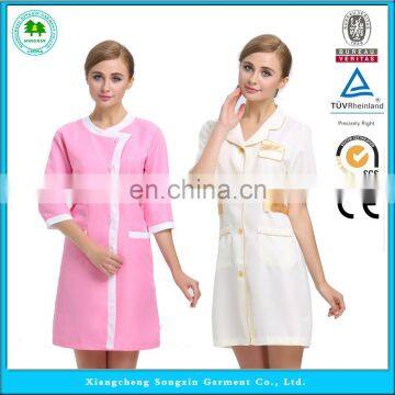 2015 Fashionable Women Beauty Salon Uniform, Spa Uniform