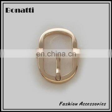 high quality elliptical golden zinc alloy roller bag buckles