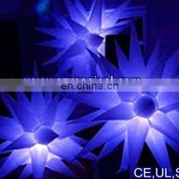 Inflatable flowers party decoration with LED