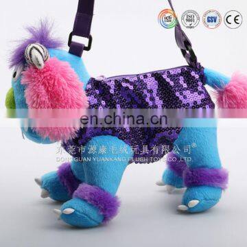 2015 New Arrival!plush Cosmetic &makeup Bag for Travel Using photo-3