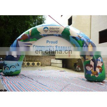 new style inflatable full digital printing arch door or gantry for event with banner customized size colour artwork