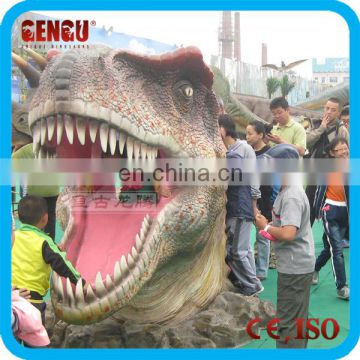 Amusement park custom animated animatronic animal head