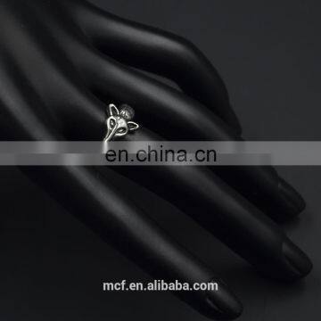 MCR-0041 fashion latest fox shaped novel ring designs for girls