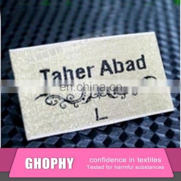 brand clothing label care label of product white woven label popular of high quality