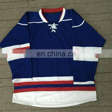 NHL Frenulum Plain Hockey Jersey Custom Logo