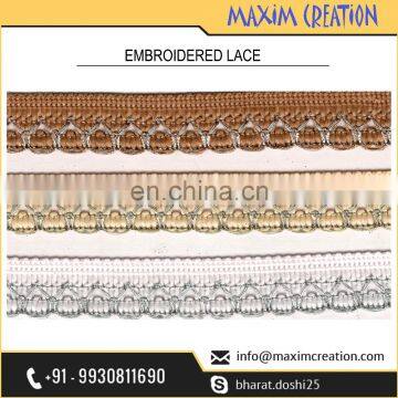 New Uniquely designed Border Lace For Royal Party Wear Dresses By Maxim Creation