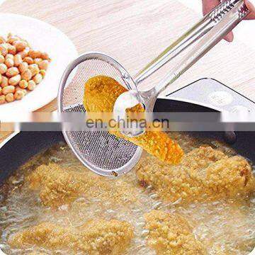 Stainless Steel Wire Food Oil Skimmer, Strainer Kitchen Tool & Food Strainer Colander