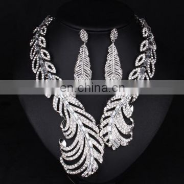 alloy flower necklace jewelry set &necklace with Earrings Jewelry Set