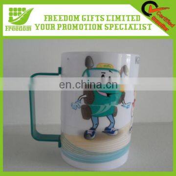 Hot Sale Logo Customized Plastic Puzzle Mug