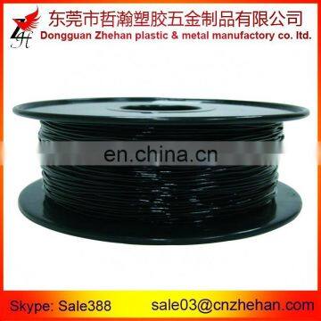 Black color 1.75mm flexible filament, TPU Flexible filament, Rubber TPU filament