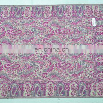 2014 cashew flower jacquard pashmina shawl lady's scarf 180*70cm with fringe