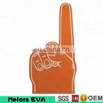 Melors OEM Customized Cheering New Year Supporting Red Color Cheering EVA Foam Hands/foam Fingers photo-2