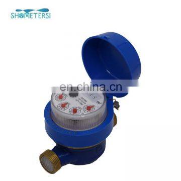 China supplier different types dry-dial mechanical single jet water meter