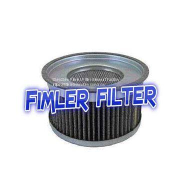 ASI Filters ASS602, YV1191, YV1225 AMA Air Compressor Filters 200893, AMC Filters KF1457, KF1566, NO246 ASHIKA Filters 30KO003