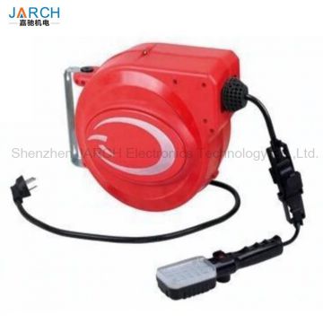 Small cable reel retractable spring cable reels mini hose reel drum for pipe coil