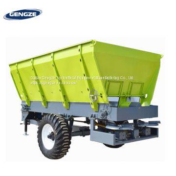 Double Disc Spreader Trailer for Lime Wine Trough Sugar Residue Granular Fertilizer Spreading photo-3
