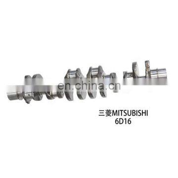 for SK330-6 excavator 6D16 engine Crankshaft ME072197 Forged Steel