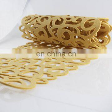 Customized Style and Size 3mm Laser Cut Felt Table Mat With Various Colors photo-5