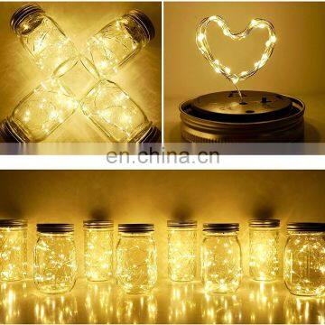Outdoor Decorative 30LED String Fairy Lights Solar Mason Jar Lights photo-2