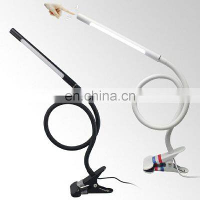 Hot Sell Gooseneck LED Book Reading Light Flexible Arm Light USB Lamp With Clamp photo-3