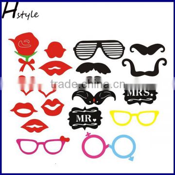 Wedding Decoration Popular Glasses Photo Booth Props DIY Mask PFB0014