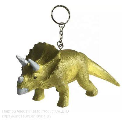 PVC Jurassic Dinosaur Keychain Hot Selling Dinosaur Animal Key Chain Promotion Gift Keychain photo-3