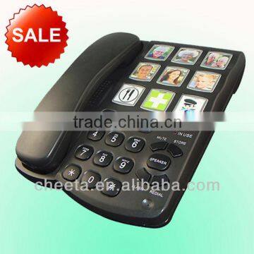 picture big button telephone with H.F talk