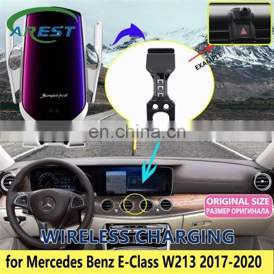 Car Mobile Phone Holder for Mercedes Benz E-Class W213 GPS Car Stand Bracket Rotatable Support E-Klasse E200 E250 E300 E220d AMG