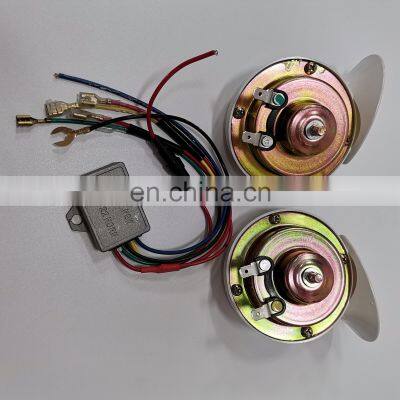 High Powerful Waterproof 12v Loud Speaker 115DB Multi-tone Digital Electric Mocc R Type Horn Magic 18 Sound Snail Horn photo-3