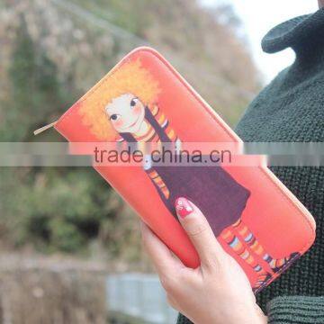 Graffiti Women Leather Wallet Women Wallets Brand Design Fashion Designer Purses for Women photo-4