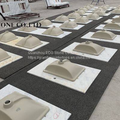 Factory Direct Supplier Modern Bathroom Vanity Tops With Sink