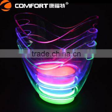 Eco-Friendly Feature Cheap Clear Acrylic Led Beer Bucket photo-5