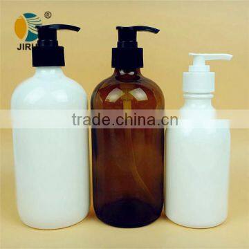 hand sanitizer glass bottle with pump dropper cap